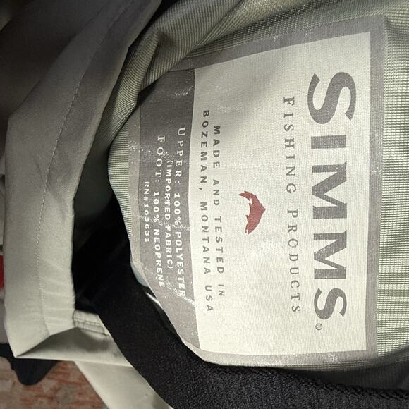 Simms Mens Gore-Tex Fishing Stockingfoot Chest Waders Size XXL made in USA - Picture 6 of 8